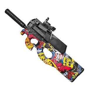 Smg: [R18+] "Neapolitan Ice Cream" RQ P90 Graffiti Gel Ball Blaster [ID Check Required]