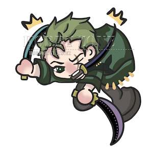 Vinyl Stickers: One Piece Zorro Vinyl Decal Sticker