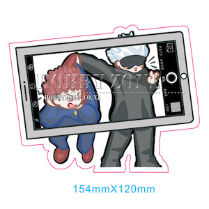 Vinyl Stickers: Jujutsu Kaisen Gojo and Sukuna Taking Selfie Vinyl Decal Sticker
