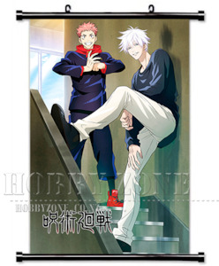 Cushions: Jujutsu Kaisen 01 Sukuna and Gojo Wall Scroll