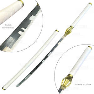 Armoury: Bleach - Kenpachi Zaraki’s Nozarashi Katana Zanpakutō - 11th Division Captain’s Sword