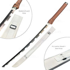 Demon Slayer Inosuke Hashibira's OG Sword from Kimetsu no Yaiba - Brown Handle