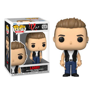 Dc Pop Vinyls: U2 - Larry Mullen Jr. Holding Drumsticks in Rockstar Outfit Pop! Vinyl Figure