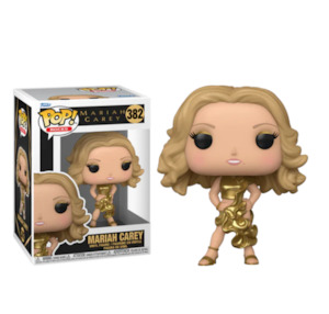 Dc Pop Vinyls: Mariah Carey - Iconic Gold Dress and Glamorous Pose Pop! Vinyl Figure