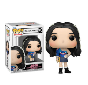 Dc Pop Vinyls: BLACKPINK - Jisoo in Cheer-Inspired Outfit with Braided Headband Pop! Vinyl Figure