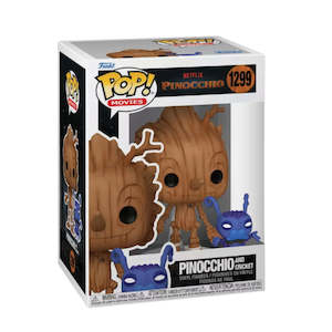 Dc Pop Vinyls: Guillermo del Toro’s Pinocchio - Pinocchio with Sebastian J. Cricket Pop! Vinyl Figure