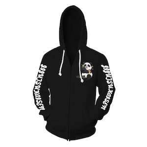 Jujutsu Kaisen - Panda Taking a Photo - Silky Zip-Up Hoodie