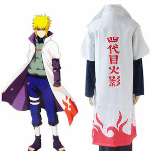 Cosplay Costume: Naruto Minato Yondaime 4th Hokage Cosplay Cloak