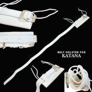 Holsters And Cosplay Gear: White Belt Holster for Katana Sword