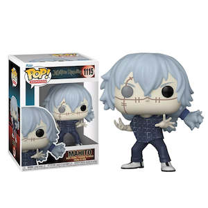 Jujutsu Kaisen: Jujutsu Kaisen – Mahito in Dark Checkered Shirt and Cursed Face Stitches Pop! Vinyl Figure
