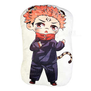 Jujutsu Kaisen: Jujutsu Kaisen – Yuji Itadori & Sukuna Tiger Outfit Plush - Large Velvet Cushion