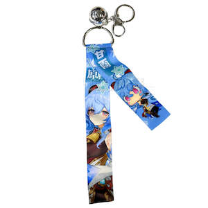 Genshin Impact Ganyu Ribbon Keyring