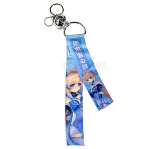 Genshin Impact Sangonomiya Kokomi Ribbon Keyring