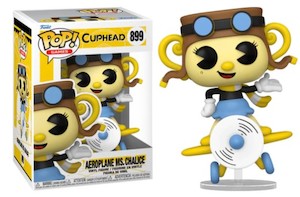 Cartoon Animations Pop Vinyl Figure: Cuphead - Aeroplane Ms. Chalice Pop! Vinyl Figure