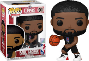 Nba Basketball Pop Vinyl Figure: NBA: Los Angeles Clippers - Paul George (Alternate Jersey) Pop! Vinyl Figure