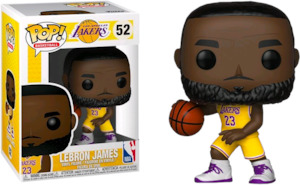 NBA Los Angeles Lakers - LeBron James Yellow Uniform Pop! Vinyl Figure