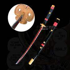 One Piece Swords: One Piece Enma Sword – Zoro Red Blade Katana from the Wano Arc