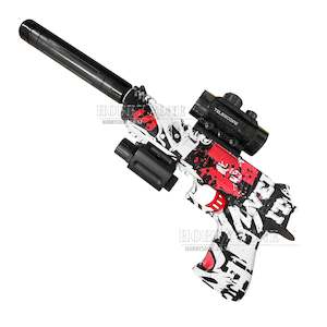 Baked Goods And Dessert Gel Ball Blasters: [R18+] "Black Licorice" EV Graffiti Desert Eagle Gel Ball Blaster [ID Check Required]