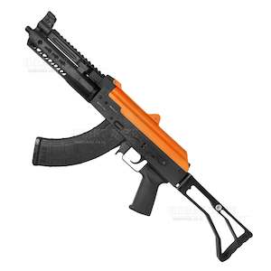 Airsoft Club Exclusive: "Molten Magma" SLR AK-74U Upgraded Version Gel Ball Blaster [ID Check R18 + Requires Any One Membership: Airsoft, Paintball, or NZDA]