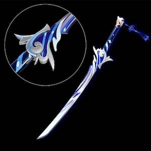 Genshin Swords: Genshin Impact – Haran Geppaku Futsu Sword – Kamisato Ayato’s Blade with White Sheath