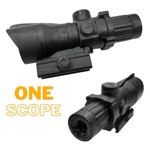 Rail Attachments Blaster Parts: Scope Attachment – Minimal Zoom for Gel Ball Blasters