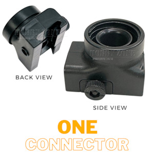 Rail Attachments Blaster Parts: Top Fed Gel Ball Blasters Connecting Attachment with Screw