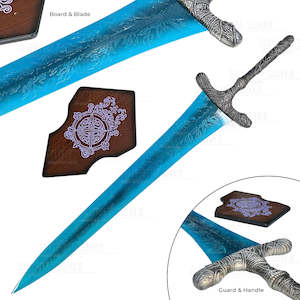 Elden Ring – Dark Moon Greatsword - Ranni’s Legendary Frostblade with Wall Plaque