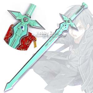 Sword Art Online – Kirito’s Dark Repulser Sword with Leather Sheath – Turq&hellip;