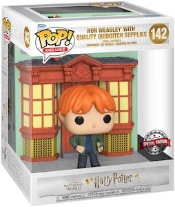 Deluxe 6 Inch Pops Rides 10inch 12inch Pops: Harry Potter - Ron Weasley with Quality Quidditch Supplies 6" Pop! Vinyl Figure