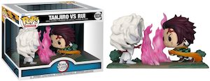 Deluxe 6 Inch Pops Rides 10inch 12inch Pops: Demon Slayer: Kimetsu No Yaiba - Tanjiro vs Rui Movie Moment Pop! Vinyl Figure