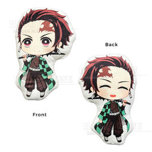 Demon Slayer Kimetsu No Yaba: Demon Slayer – Happy Tanjiro Plush - Large Velvet Cushion