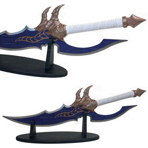 Solo Leveling Venom Fang - Kasaka's Blade with Wooden Stand