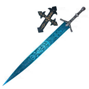 Armoury: Bloodbourne Moonlight Greatsword with Wall Plaque