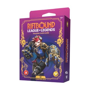 Trading Cards: Riftbound TCG – League of Legends – Unleashed Champion Deck Display: Vi