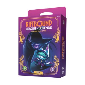 Riftbound TCG – League of Legends – Unleashed Champion Deck Display: Vex