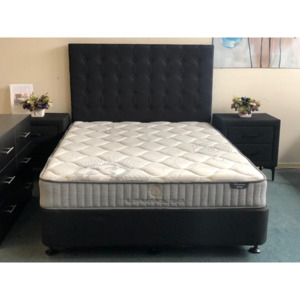 Bed Base With Mattress Deal: Lucas Bed - Headboard +Mattress + Base