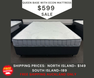 Bed Base With Mattress Deal: Base With Econ Mattress