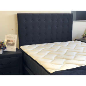 Headboards: Lucas Headboard in Black Fabric