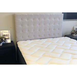 Headboards: Lucas Headboard in Beige Fabric