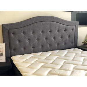 Headboards: Monako Headboard in Grey Fabric