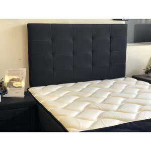 Olivia Headboard in Black Fabric