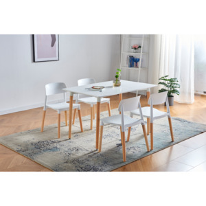 Dining: Jade Dining Set White 5Pcs
