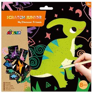 Avenir - Scratch Art Kit My Dinosaur Friends