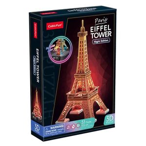 3D Puzzle - Eiffel Tower - Night Edition