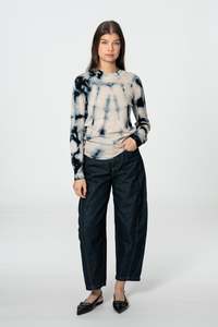 DINADI Shibori Sweater - Space Blue
