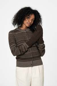 Products: DINADI Yak Handknit MIttens - Dark Brown