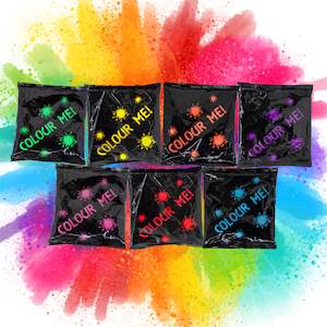 Holi Powder: Colour Powder / Holi Powder 3.5kg Rainbow Warrior Pack (7 individual 500g bags)