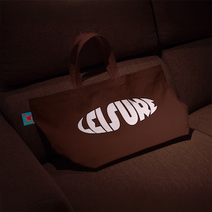All: LEISURE - Chocolate Oversized Tote (Pre-Order)