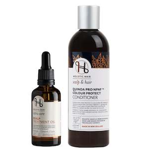 Products: Deep Repair Treatment Duo – 250ml Colour Protect Conditioner + 50ml Scalp & Hair Oil