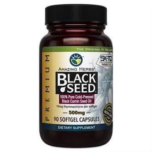 Nutrition: Amazing Herbs Black Seed Oil Capsules
